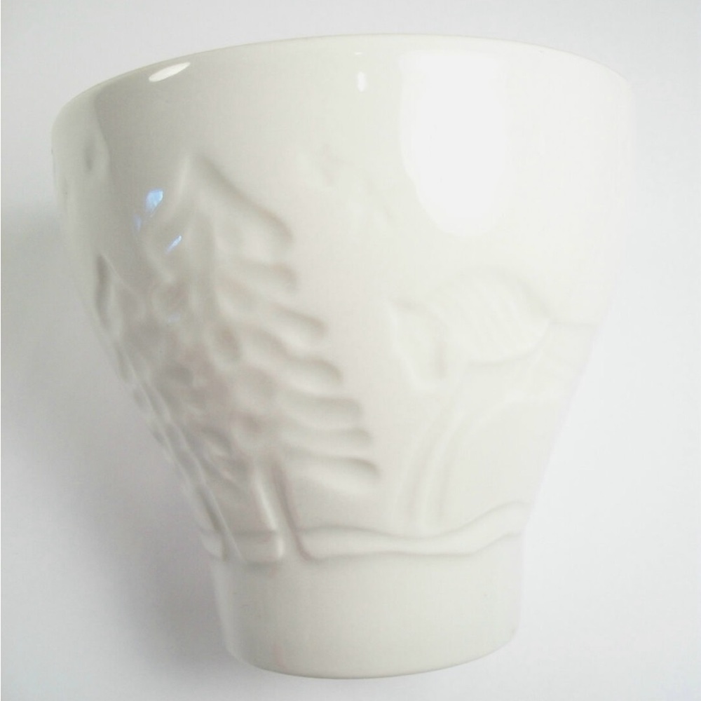 RORSTRAND - Vintage Porcelain Tea Light - Winter Scene - Denmark‎ - Circa 1960